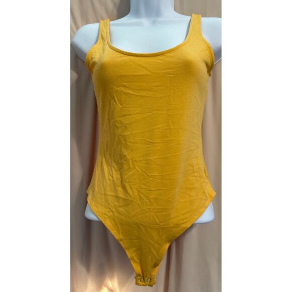 Forever 21 Yellow Bodysuit Size Small - Picture 1 of 2